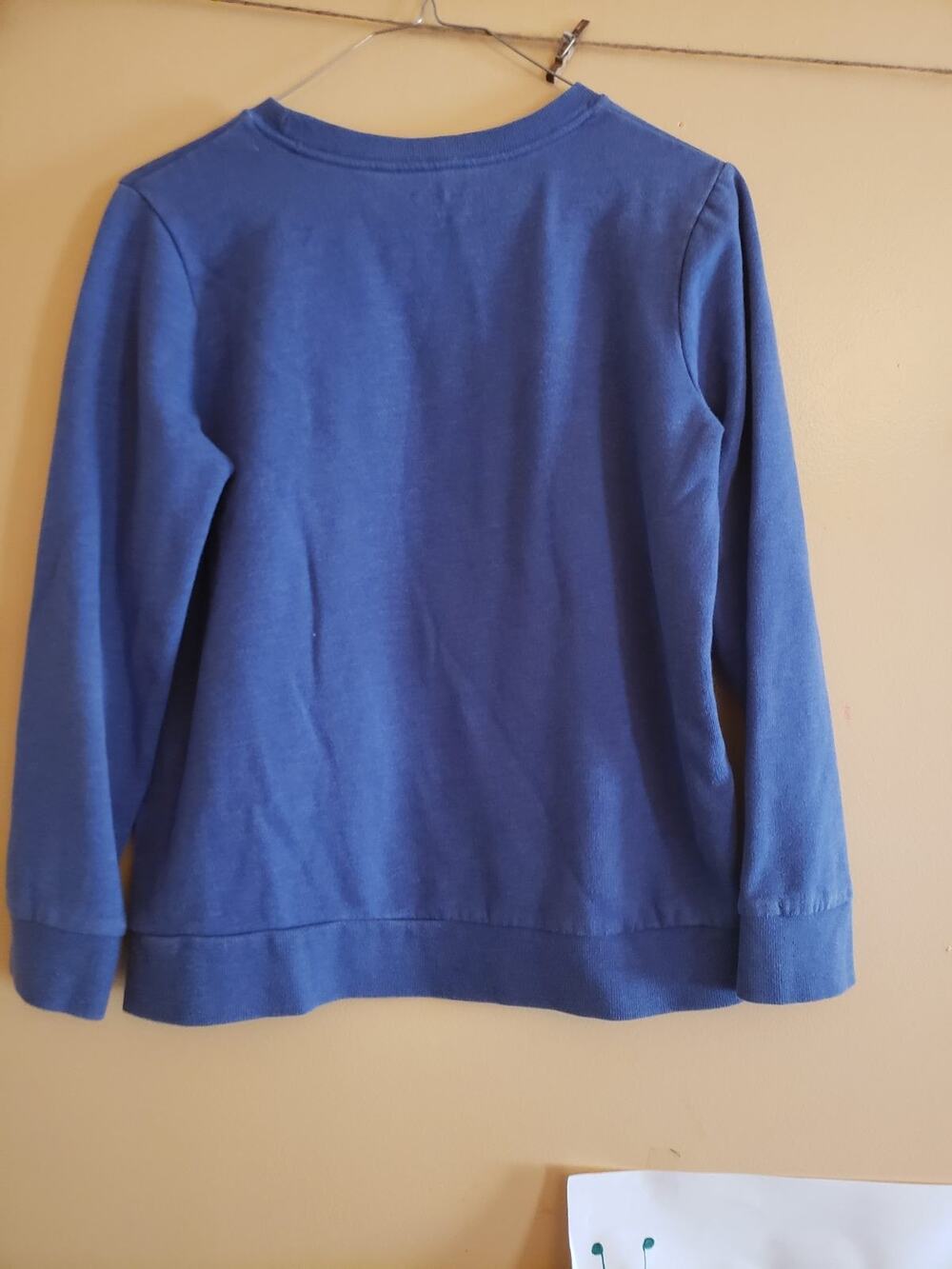 Cat & Jack blue h rainbow sweatshirt